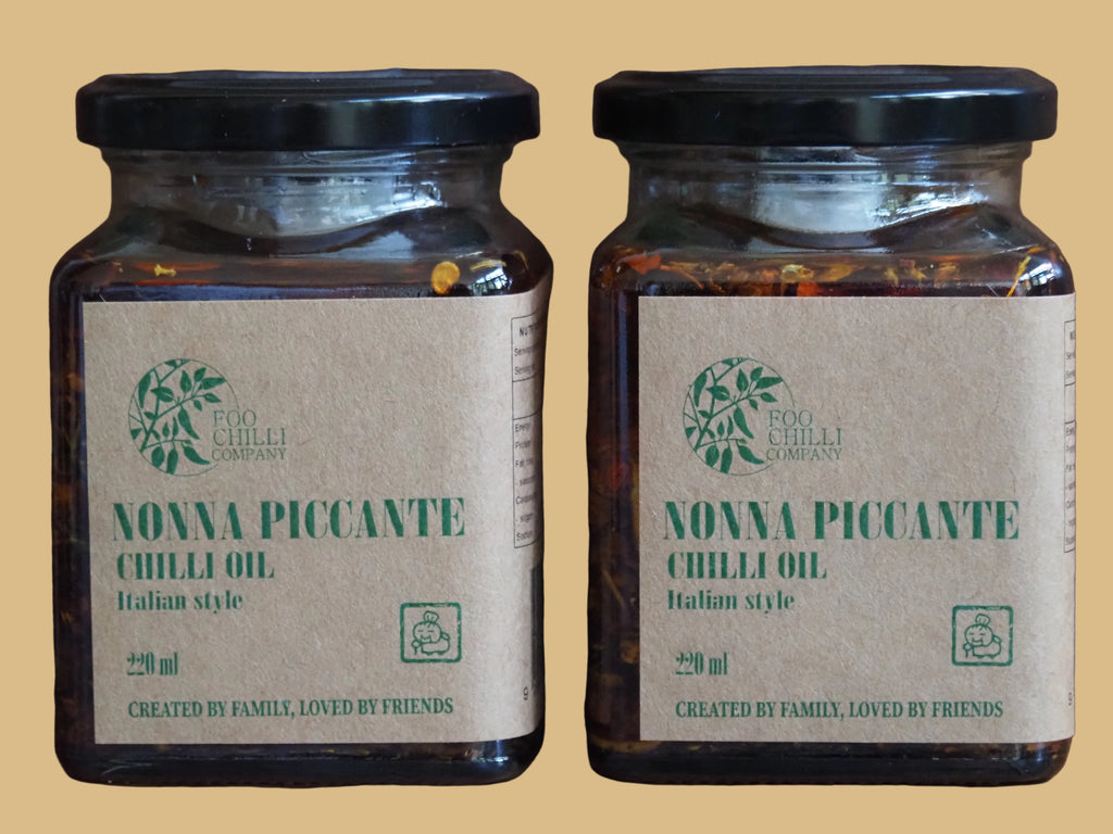 Nonna Piccante Chilli Oil - Twin pack