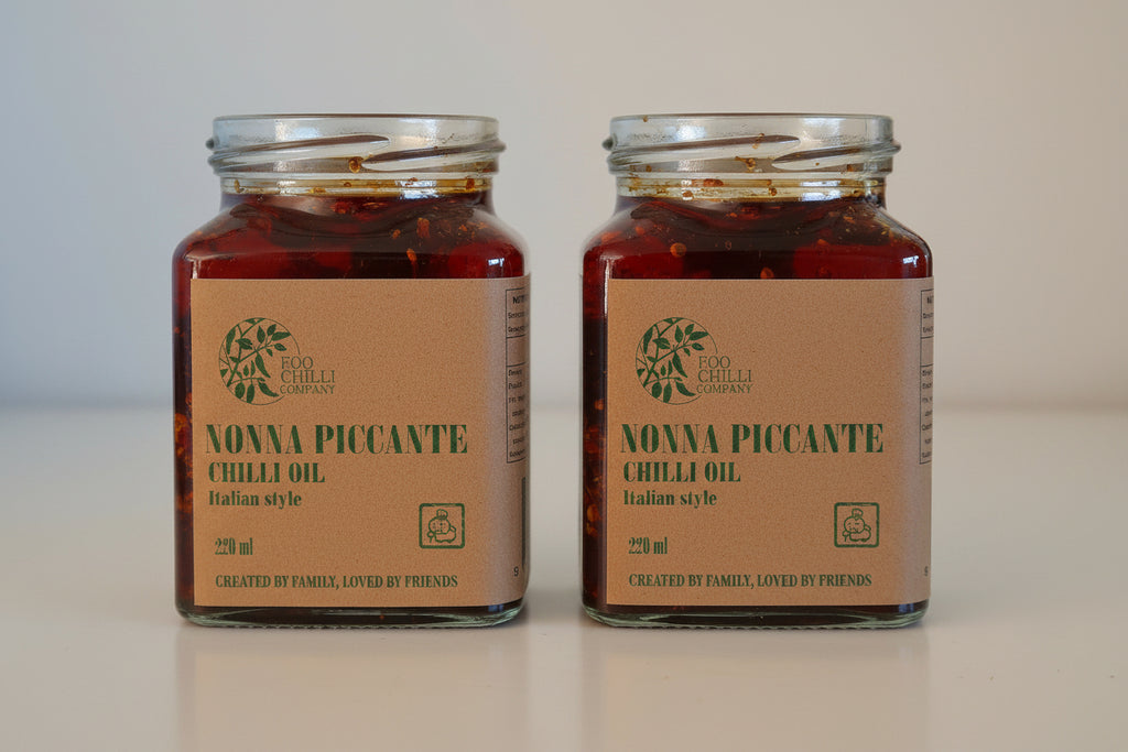 Nonna Piccante Chilli Oil - Twin pack